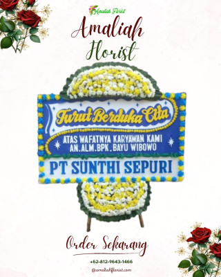 Papan Bunga Duka di Klego