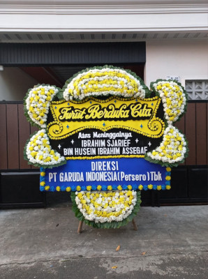Papan Bunga Duka di Klego