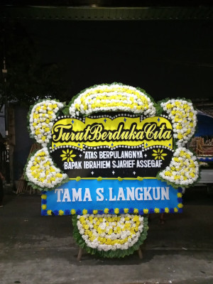 Papan Bunga Duka di Klego