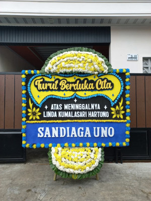 Papan Bunga Duka di Klego